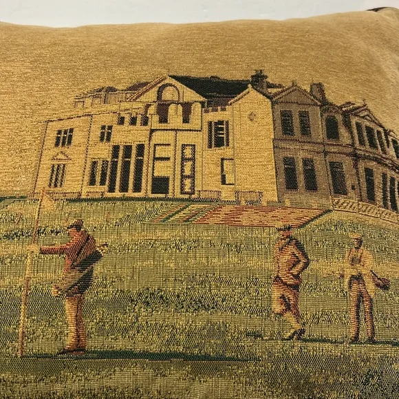 Golf Tapestry Accent Pillow